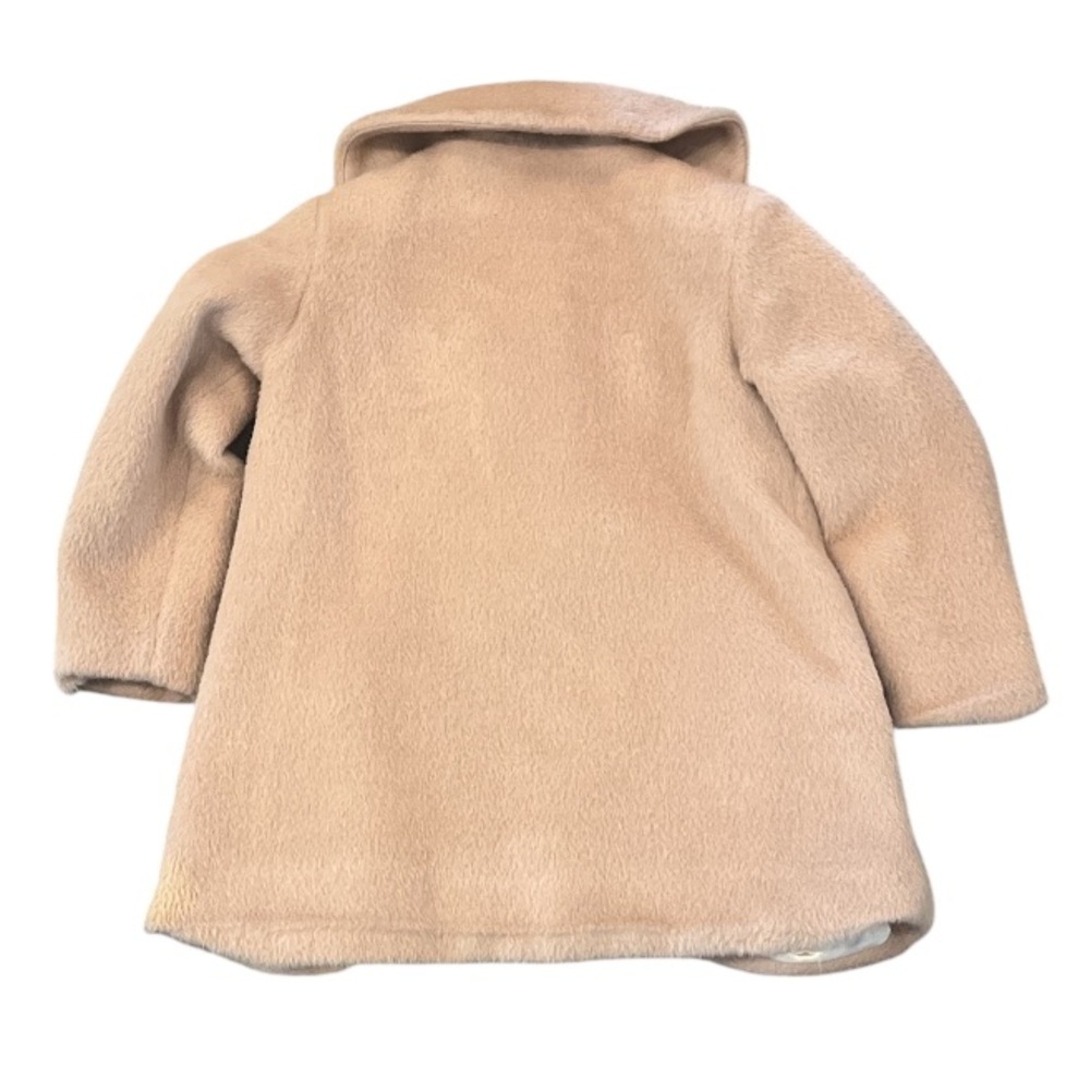 Little Goodall Girls Size 5 Pale Pink Faux Fur Pea Coat - Picture 10 of 14